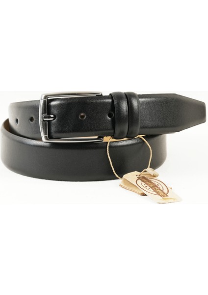 Pars Craft Hakiki Deri Erkek Kemer 3,5 cm Siyah Klasik Kumaş Pantolon Kemeri fiyatları