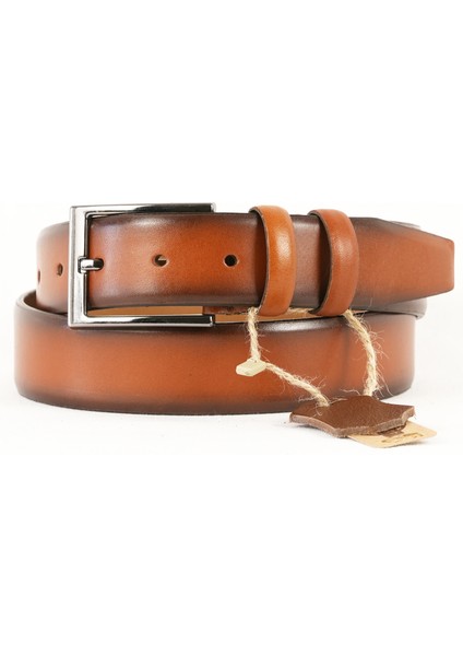 Pars Craft Hakiki Deri Erkek Kemer 3,5 cm Taba Klasik Kumaş Pantolon Kemeri fiyatları