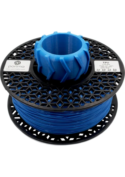 Tpu Flex 98A Filament 1.75MM 1kg Mavi RAL5015