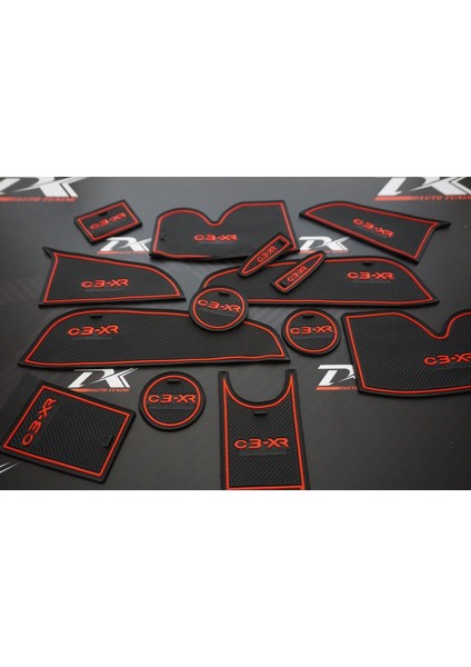 Citroen C3-Xr 2015-2018 Araç Içi Silikon Kaymaz Ped Kaplama Seti fiyatları