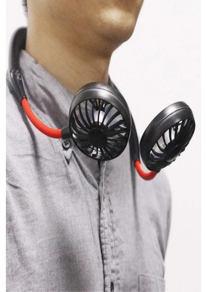Boyun Askısı Giyilebilir Şarj Edilebilir Taşınabilir Mini Fan (Yurt Dışından)