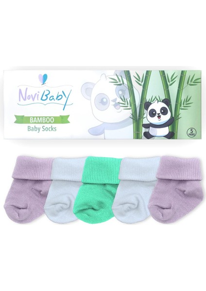 5'li Bambu Yenidoğan Bebek Çorap I Lili I Kız Erkek Bebek Çorabı fiyatları