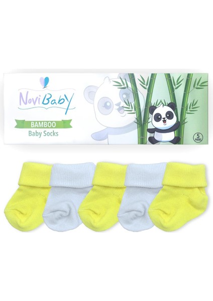 5'li Bambu Yenidoğan Bebek Çorap I Sunshine I Kız Erkek Bebek Çorabı fiyatları