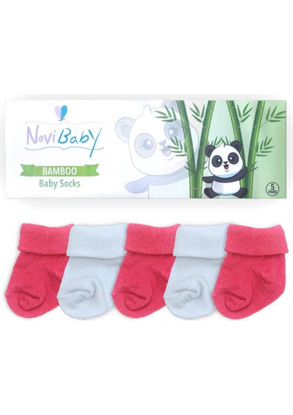 5'li Bambu Yenidoğan Bebek Çorap I Coral I Kız Erkek Bebek Çorabı fiyatları