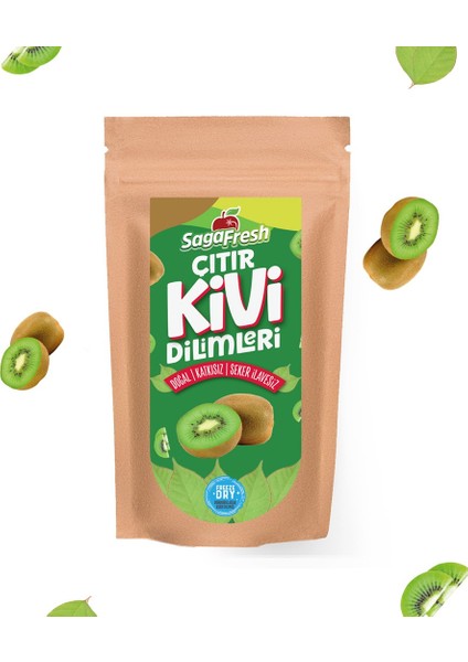 Dondurularak Kurutulmuş Kivi Dilimleri 50 gr