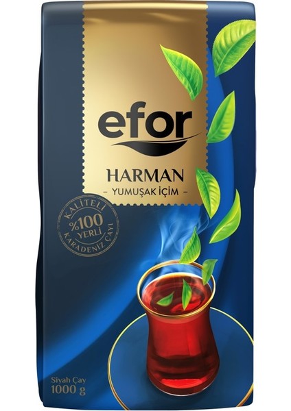 Efor Harman Dökme Siyah Çay - 1000gr