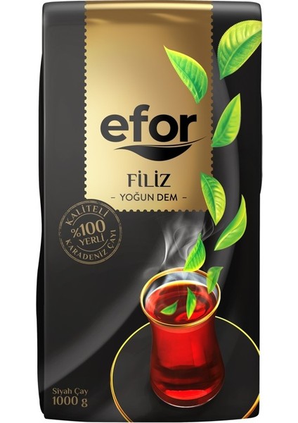 Efor Filiz Dökme Siyah Çay - 1000gr