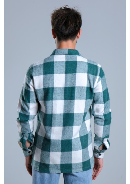 Çıkarılabilir Kapüşonlu Cepli Kışlık Oduncu Gömlek MAR4170 indirimleri