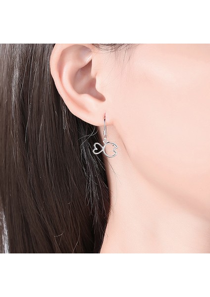 S925 Gümüş Küçük Balık Modelleme Küpe, Içi Boş Küpe (Yurt Dışından) fırsatları