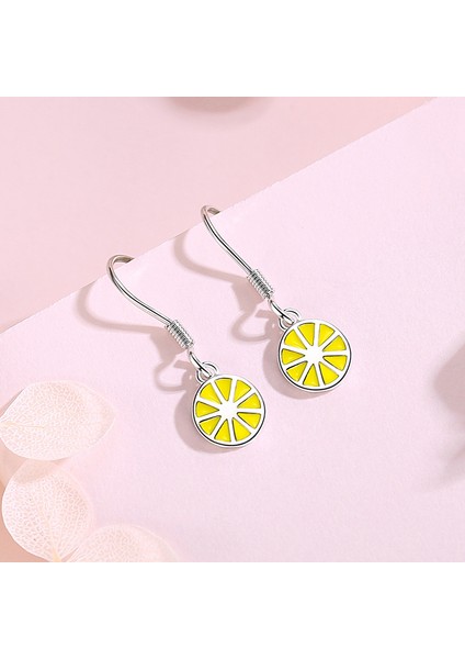 925 Ayar Gümüş Küpe, Limonlu Sevimli Küpe (Yurt Dışından) fiyatları