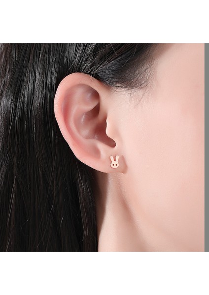 Sevimli Karikatür Tavşan Küpeler, Şık ve Çok Yönlü (Yurt Dışından) modelleri