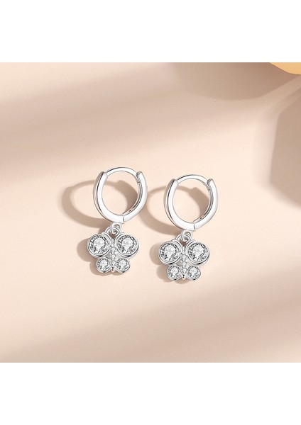 Kadınlar Için Gümüş Kelebek Küpe, Fashion Premium (Yurt Dışından)