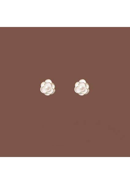 French Temperament Earrings. 925 Sterling Silver Camellia Flower Earrings (Yurt Dışından) fiyatları