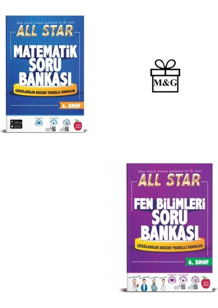 6. Sınıf All Star Fen Bilimleri ve Matematik Soru Bankası