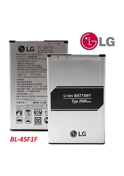 Ozn Store Lg K8 2017 Li-Ion Batarya Pil 2500 Mah