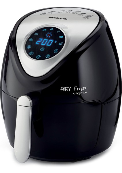 4616 Siyah Sıcak Hava Fritözü Air Fryer