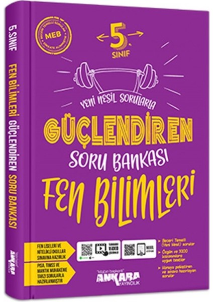 5.Sınıf Güçlendiren Fen Bilimleri Soru Bankası - 32 Haftalık Fen Bilimleri Kazanım Denemeleri modelleri
