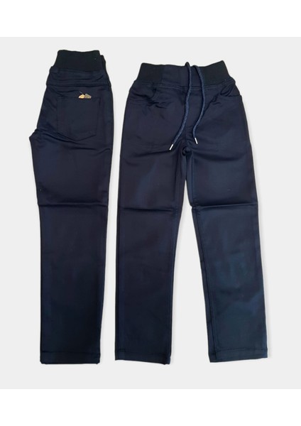 Beli Lastikli Okul Pantolonu