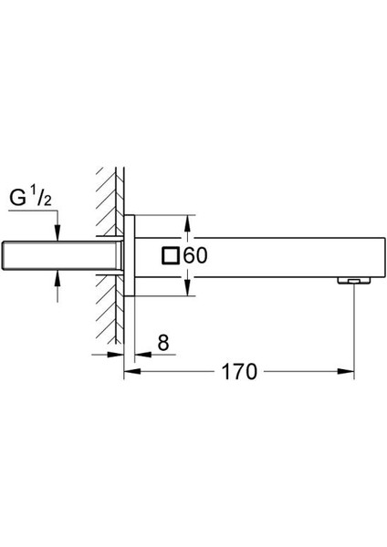 Eurocube Çıkış Ucu - 13303AL0 fiyatları