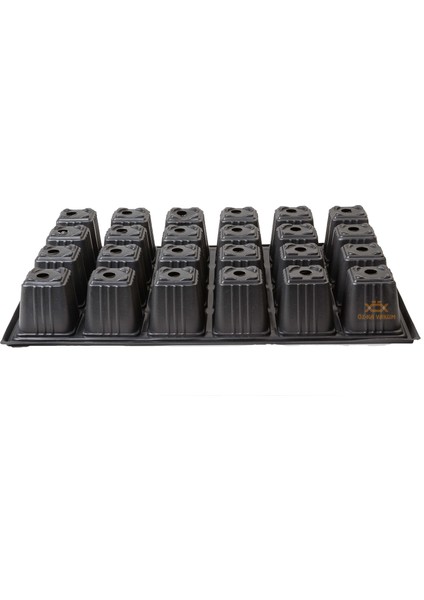 24 Göz Fidelik Fide Viyolü Fide Kabı (50 Adet) fırsatları