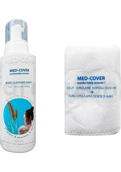 Med Cover Vücut Temizleme Köpüğü 500 ml