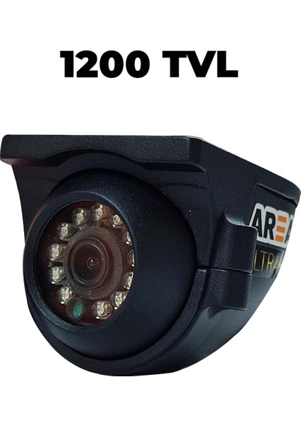 Hd 1200 Tvl Yan 12 LED Araç Kamerası - Ultra