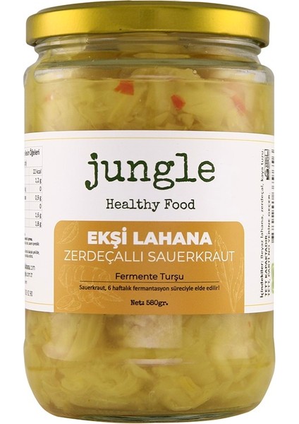 Zerdeçallı Sauerkraut - Ekşi Lahana 500GR