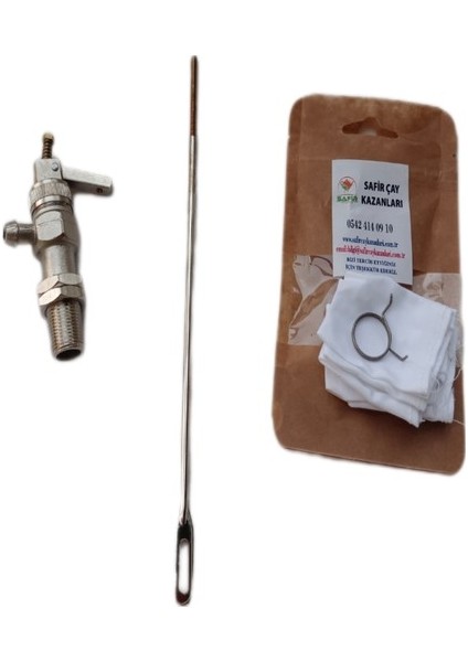 Safir Çay Kazanı Flatör Sistemi + Musluk Bezi Çay Ocağı Şamandırası Flatörü A++