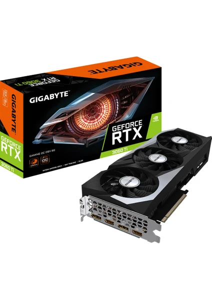 Gıgabyte RTX3060TI Gamıng Oc Nvidia 8GB GDDR6X 256Bit Ekran Kartı GV-N306TXGAMING OC-8GD