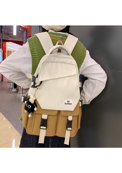 Renk Kontrastı Sırt Çantası (Yurt Dışından) fiyatları
