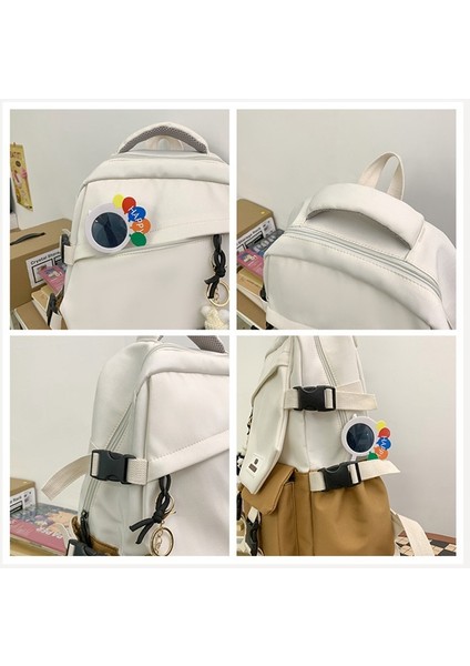 Renk Kontrastı Sırt Çantası (Yurt Dışından) indirimleri