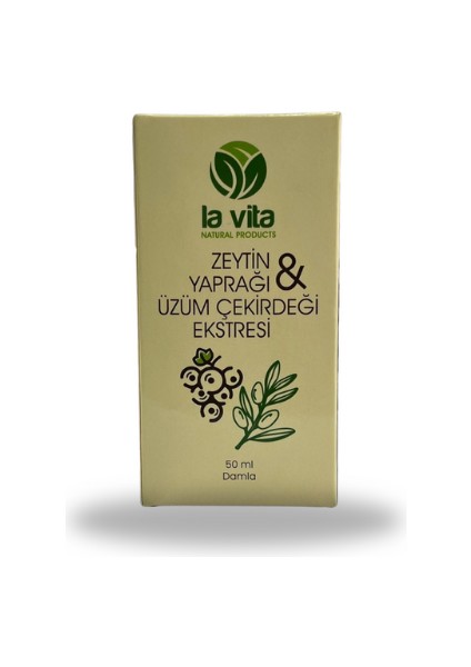 Zeytin Yaprağı & Üzüm Çekirdeği Ekstresi