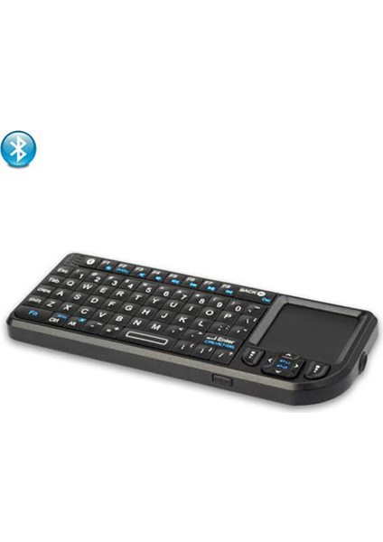 K02+ Kablosuz Bluetooth Lazerli Rii Mini Klavye Touchpad Mouse Pc Laptop Için (Yurt Dışından)