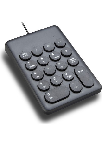 18 Tuşlar USB Kablolu Sayısal Tuş Takımı Mini Numara Tuş Takımı Numpad 2.4g Kablosuz Klavye Dizüstü Masaüstü Pc Bilgisayar Notbook Için (Yurt Dışından)