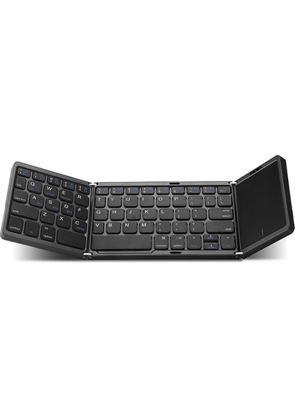 Hafif Kullanışlı Mini Taşınabilir Katlanır Klavye Ios Android Windows iPad Tablet Telefon Için Kablosuz Bluetooth Klavye Şarj Edilebilir (Yurt Dışından)