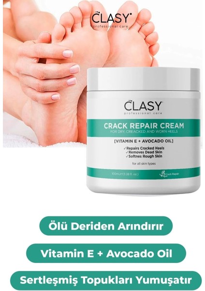 Clasy Care Çatlak Krem/ Ayak Ve Topuk Bakım Kremi 100 Ml