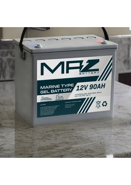 12 Volt 90 Amper (Ah) Marine Jel VRLA Akü (Yeni Üretim) fiyatları