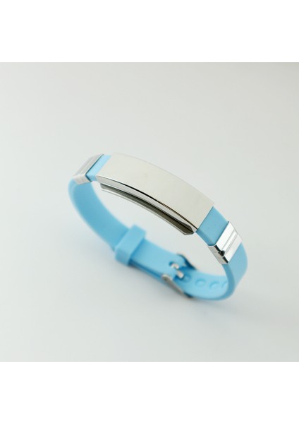 Titanyum Çelik Silikon Erkek Spor Bileklik - Kahverengi (Yurt Dışından)