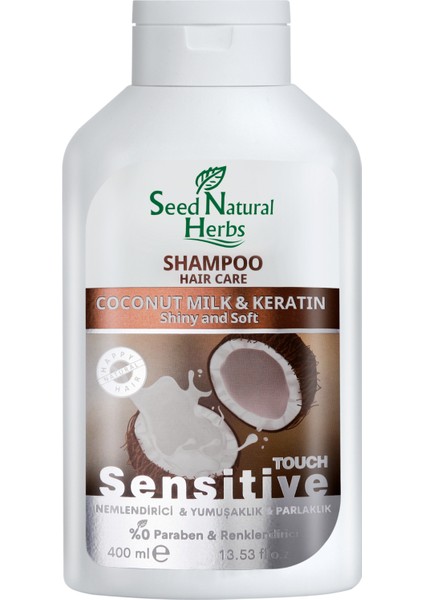 Hindistan Cevizi & Keratin Şampuan Boyalı - Röfleli - Yıpranmış Saçlar İçin 400 ml