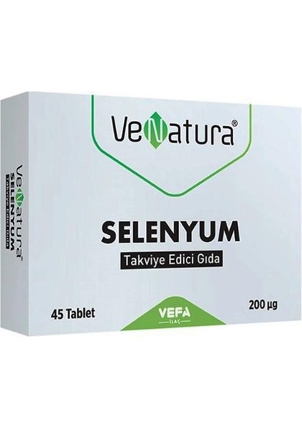 Selenyum Takviye Edici Gıda 45 Tablet