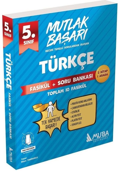 Muba Yayınları 5. Sınıf Yeni Türkçe Fasiküller - Soru Bankası