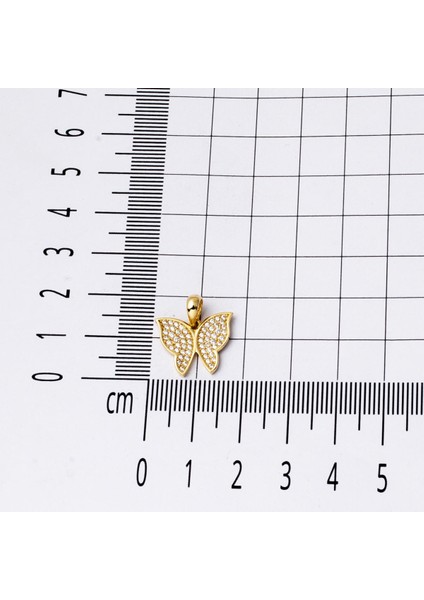 Kelebek 14 Ayar Altın Zincirli Kolye indirimleri