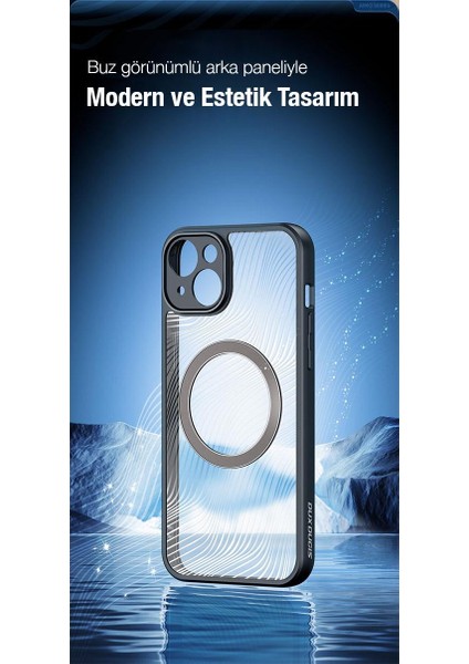 Premium Kamera Korumalı Darbe Emici Magsafe Iphone 14 Plus Kılıf Sert Pc-Tpu Iphone 14 Plus Kılıf