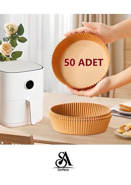 Philips Airfryer Xiaomi Uyumlu Hava Fritözü Hava Firitözü Philips Yağsız Fritöz Pişirme Kağıdı 50'li