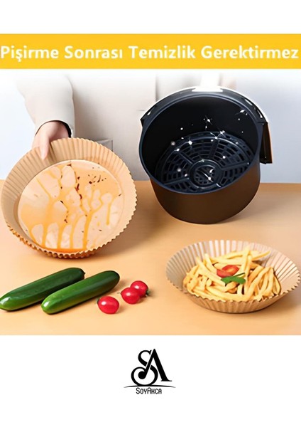 Philips Airfryer Xiaomi Uyumlu Hava Fritözü Hava Firitözü Philips Yağsız Fritöz Pişirme Kağıdı 50'li