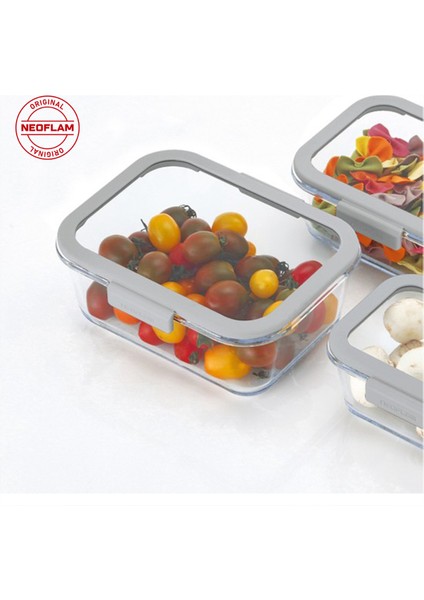 Fika Glace Cam Saklama Kabı Gri 1200 ml fiyatları