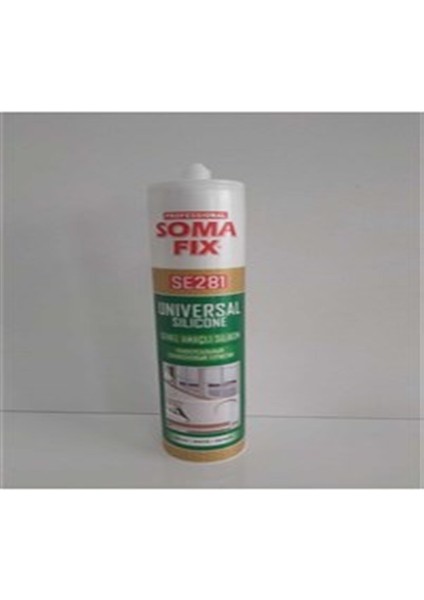 281 gr Beyaz Somafix Fermfıx Genel Amaçlı Asetik Silikon
