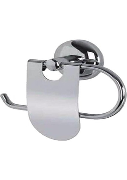 Wincell Tuvalet Wc Kağıtlık Kapaklı Krom Kaplama (Kağıtlık Standı)