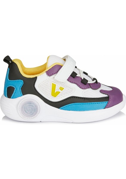 Yoda Kız Bebe Beyaz/Mor Spor Ayakkabı