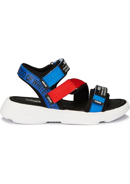 Chester Erkek Çocuk Saks Mavi Sandalet